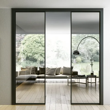 Dividere cucina e sala con porte scorrevoli in vetro  Porte vetro  scorrevoli, Interior design per la casa, Porte scorrevoli per cucina