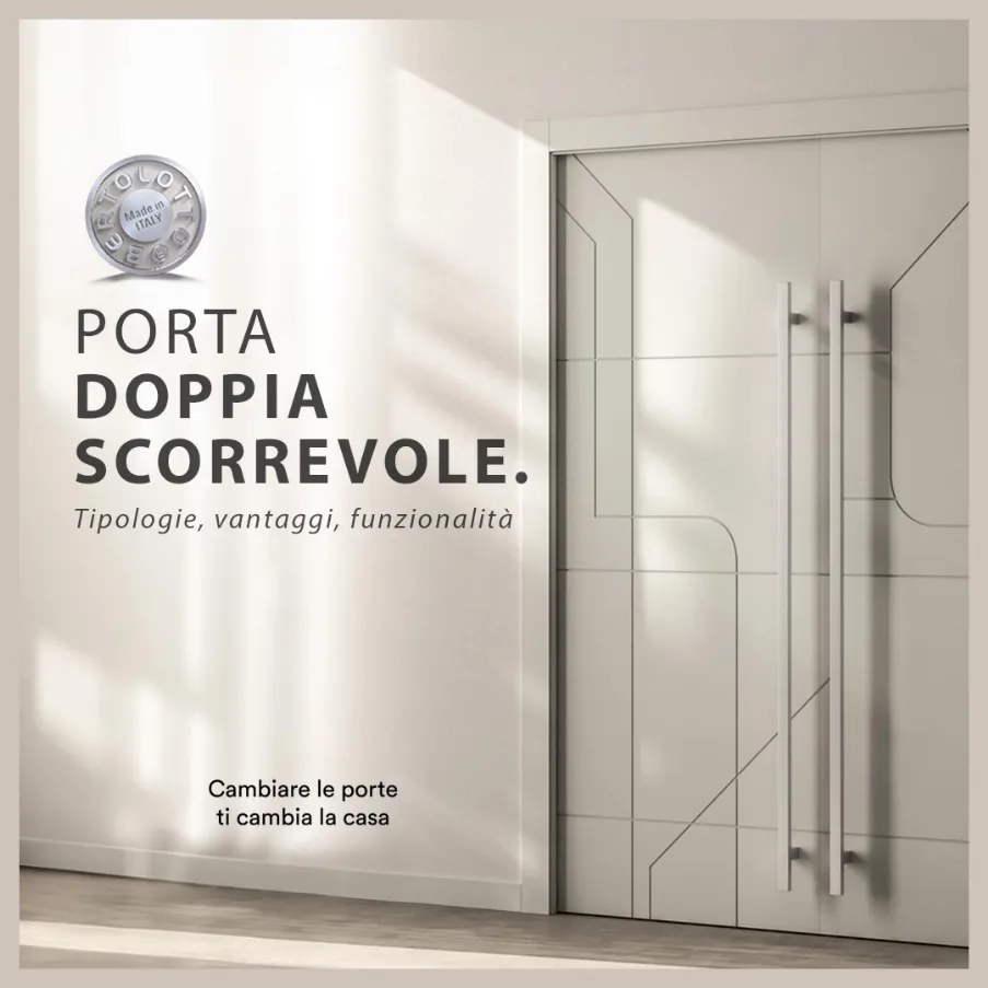 porta doppia scorrevole