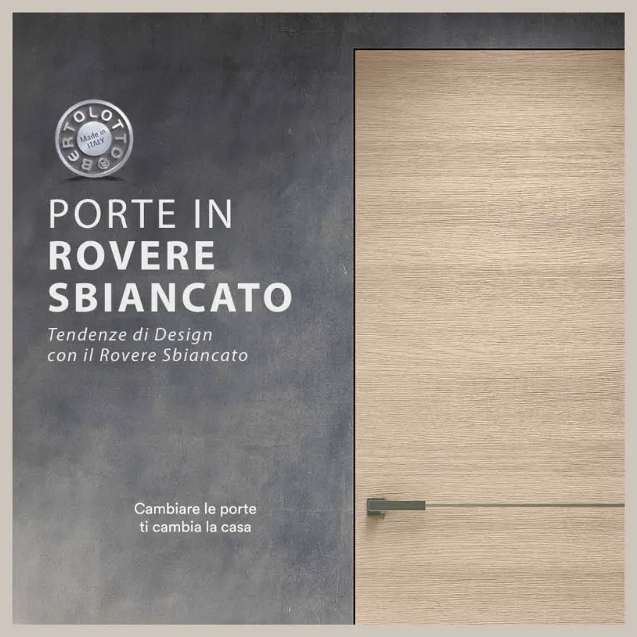 porte in rovere sbiancato 